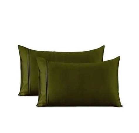 Plain 400 Tc Cotton Satin Flat Bedsheet Bottle Green At Rs 2699 00