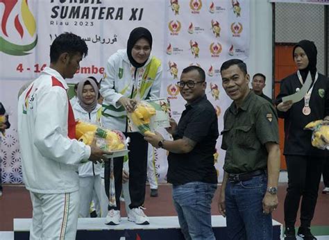 Porwil Sumatera XI Tim Takraw Putri Sumbang Emas Untuk Riau