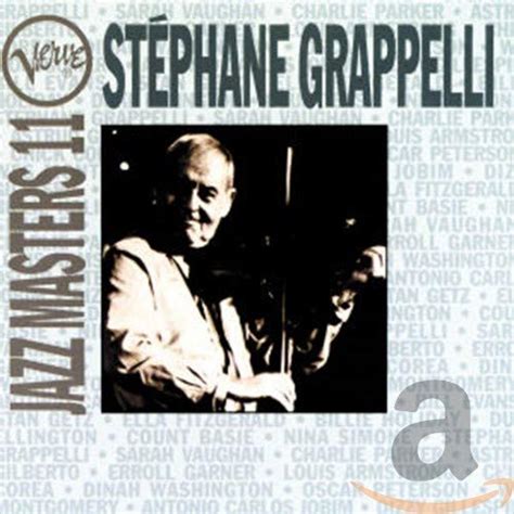 Verve Jazz Masters 11 Grappelli Stephane Amazon De Musik