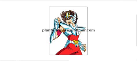 saint seiya pegaso vector sublimación Plantillas para sublimar