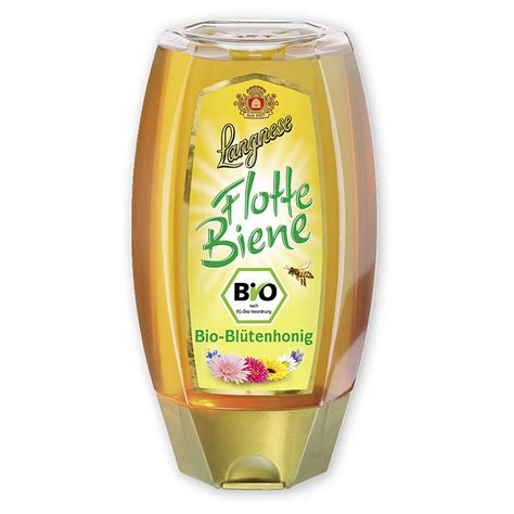 Langnese Flotte Biene Bio Blütenhonig flüssig 250g