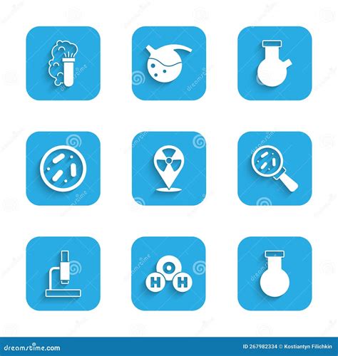 Set Radioactive In Location Chemical Formula For H2o Test Tube And