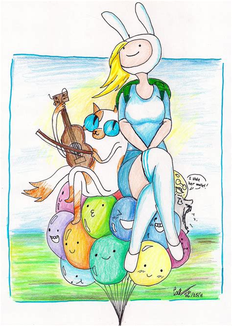 Fionna and Cake by hewhowalksdeath on deviantART