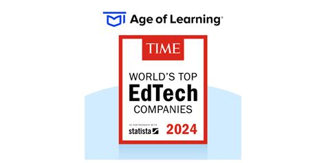 Age Of Learning Named One Of Times Top Edtech Companies Of 2024 It