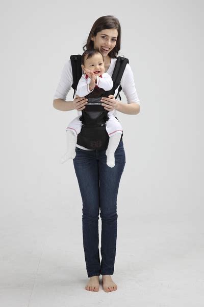 Хипсит со спинкой на двух лямках Sinbii Simple fit + double set, черный ...