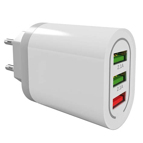 SZYBKA ŁADOWARKA SIECIOWA QUICK CHARGE 3 0 3x USB 5V 9V 12V 3A 18W