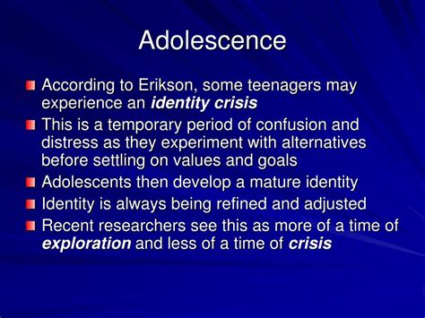 Ppt Psychosocial Development In Adolescence Powerpoint Presentation