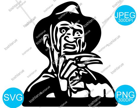 Freddy Krueger SVG cut Files Cricut | Etsy