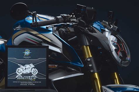 MV Agusta Unveils A One Of A Kind Blue White Brutale 1000 RR MotoDeal