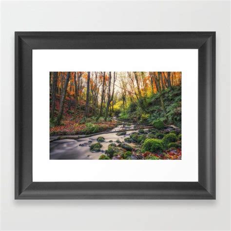 The Autumn Stream Framed Art Print By Peaky Framed Art Prints