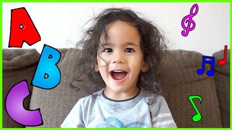 2 Year Old Singing ABC's | Learn ABC's | ABC Song - YouTube