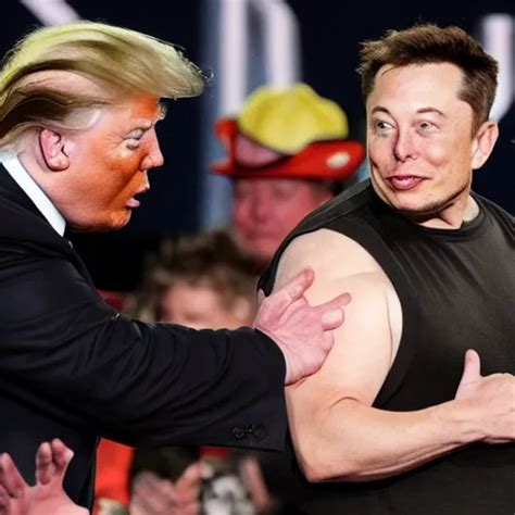 Trump Elon Musk Stable Diffusion