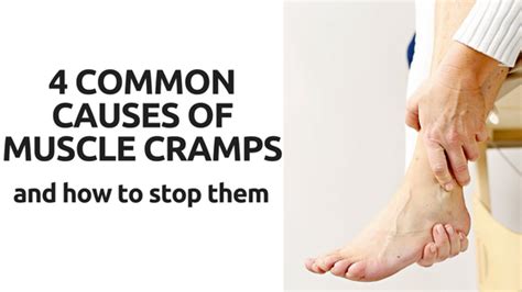 4 Common Causes Of Muscle Cramps Massage Therafix