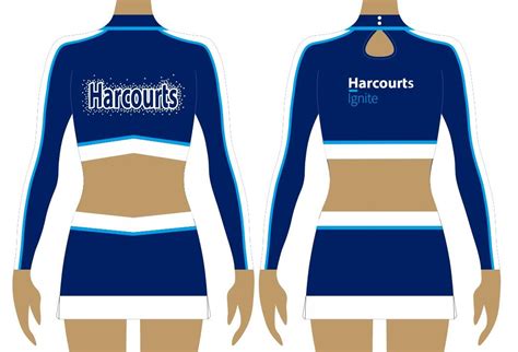 lycra uniform harcourts ignite tlc spirit wear