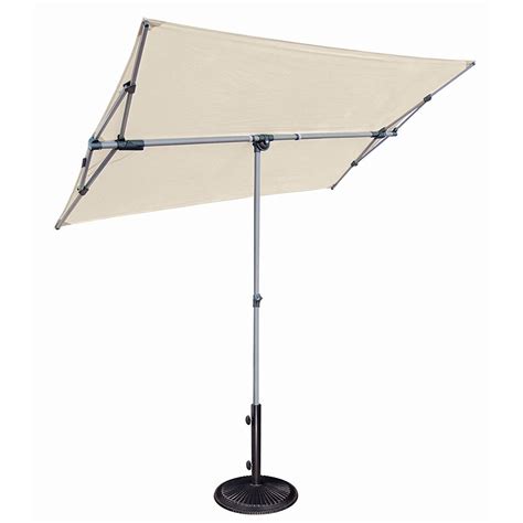 SimplyShade Capri Infinite Tilt Shade Rectangle Patio Balcony Umbrella ...