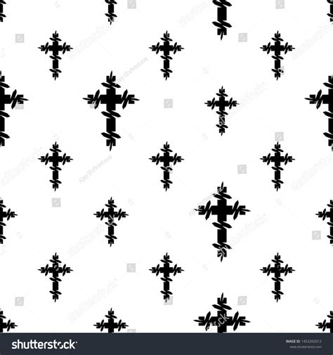 Christian Cross Seamless Pattern Vector Art Stock Vector Royalty Free