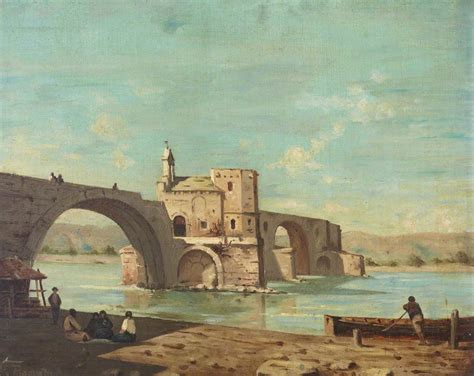 View of Le Pont St Bénézet Avignon France Art UK