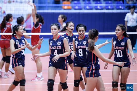 NCAA Volleyball Letran Sneaks Into Fifth Spot After Brushing Off