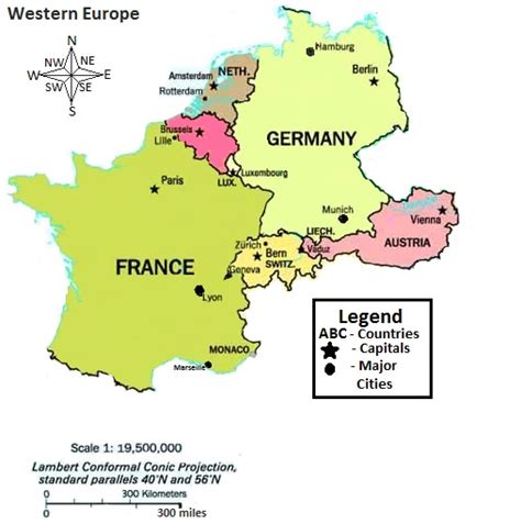 Countries - Western Europe