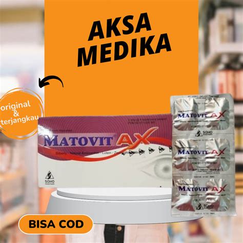 Jual Matovit Ax Strip Isi Kaplet Obat Original Soho Originale