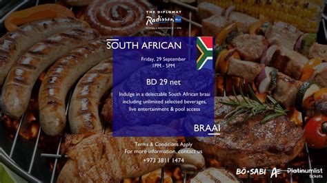 South African Braai In Manama Bahrain Platinumlist Net