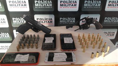 Armas E Muni O S O Apreendidas Dupla Suspeita De Tentativa De