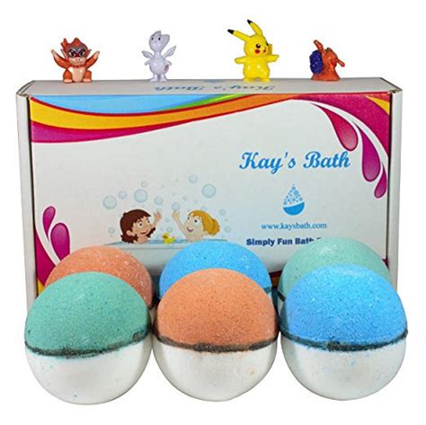 Pokemon Bubble Bath Bombs For Kids Pokemon Surprise Toy Etsy