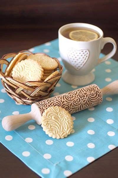 Pattern Rolling Pin Womens Gift Embossing Rolling Pin Engraved Gift For