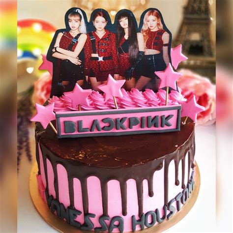 Send Choco N Strawberry Blackpink Fondant Cake Online Gal