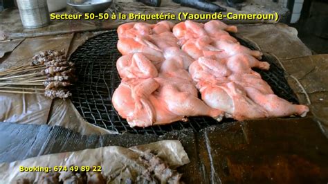 African Street Food Roasted Meat Soya 50 Frs Briqueterie Yaounde