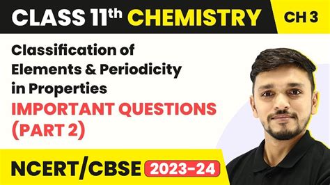 Class Chemistry Chapter Important Questions Of Iit Jee Neet Part