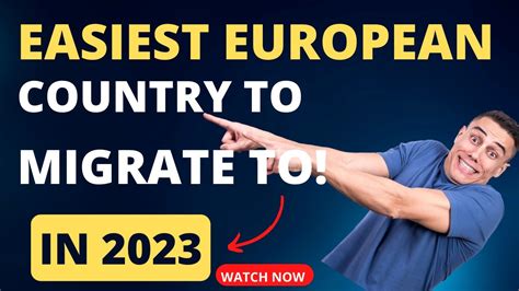 EASIEST EUROPEAN COUNTRY TO MIGRATE TO IN 2023 SCHENGEN VISA