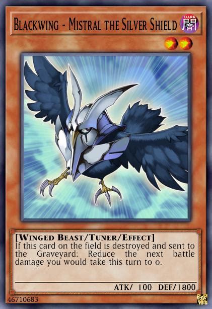 Yu Gi Oh Wiki Blackwing Mistral The Silver Shield