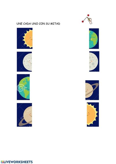 Ejercicio Interactivo De El Sistema Solar Para Educaci N Infantil