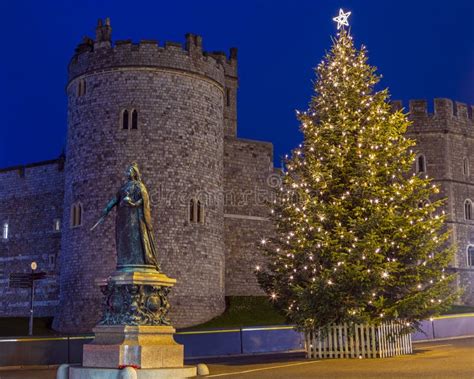 Christmas At Windsor Castle In Berkshire Uk Editorial Stock Photo