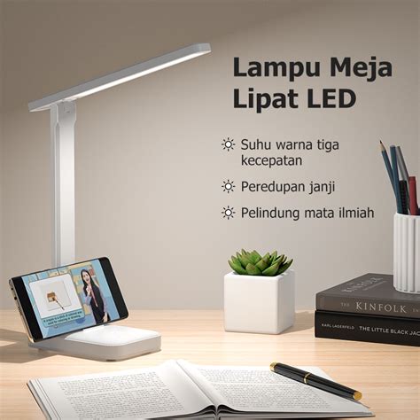 Jual Basike Lampu Meja Belajar Led Eye Protection Desk Lamp Adjustable