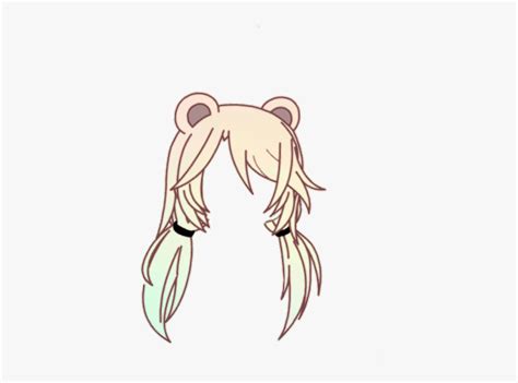 25 Gacha Life Hair Transparent Png 203848 Gacha Life Hair