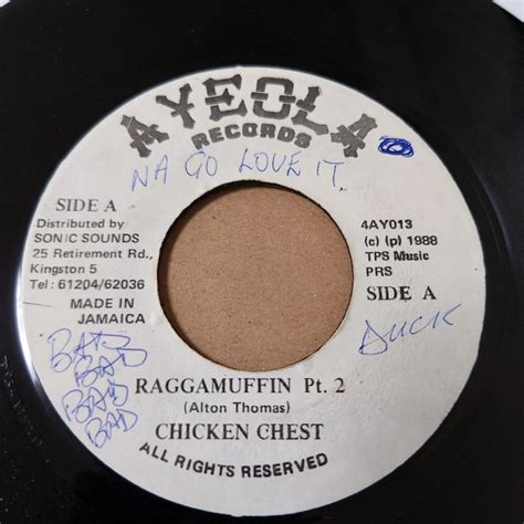 Chicken Chest Raggamuffin Pt 2 Ayeola Records 7inch Pt2