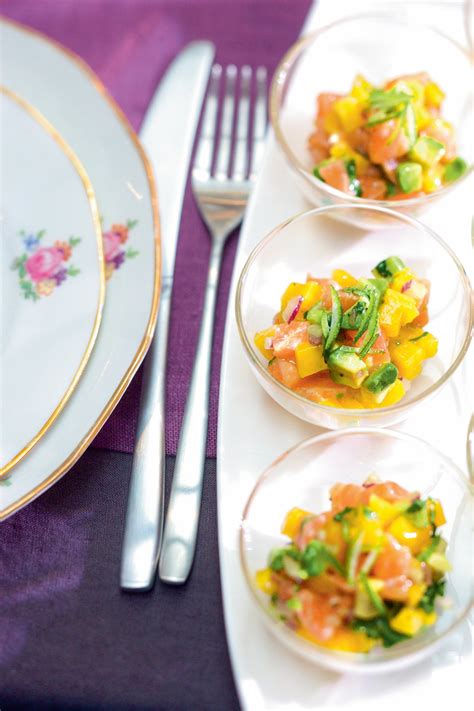 Recette Tartare De Saumon Mangue Et Avocat Marie Claire