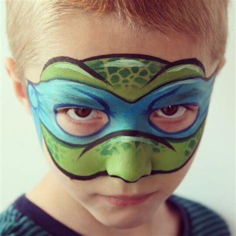 Teenage Mutant Ninja Turtle Face Paint