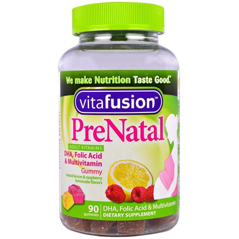 VitaFusion, PreNatal, DHA, Folic Acid & Multivitamin, 90 Gummies | By ...