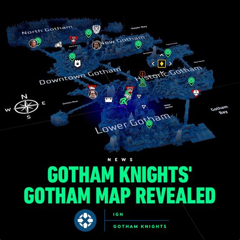 Gotham City Map Arkham