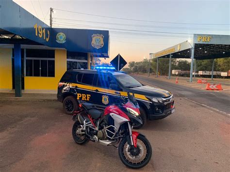 PRF Apreende Motocicleta Os Sinais Identificadores Adulterados