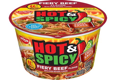 Nissin Bowl Noodles Hot And Spicy Chicken Flavor 3 32 Oz