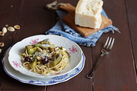 Tagliolini Integrali Con Carciofi E Pecorino La Cuoca Eclettica