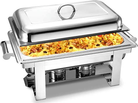 Garcan Buffet Stove Food Insulated Buffet Round Food Insulated Plate Hot Pot Buffet Set