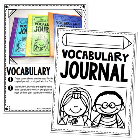 Vocabulary Activities Vocabulary Journal Lucky Little Learners