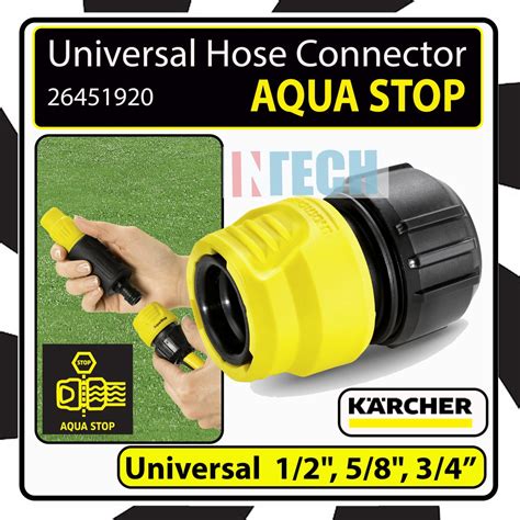 Karcher Hose Coupling Universal Connector Aqua Stop