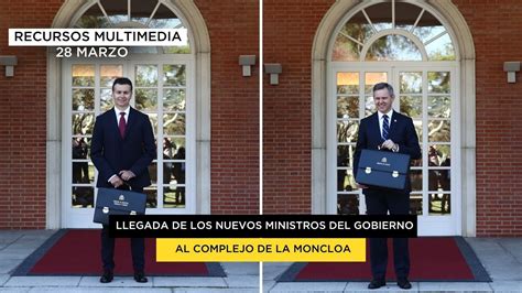 Llegada De Los Nuevos Ministros Del Gobierno Al Complejo De La Moncloa