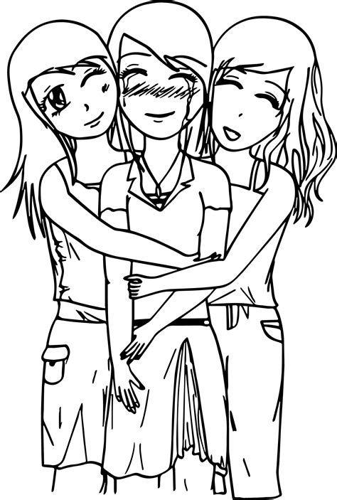 Disegni Da Colorare Di Tre Migliori Amiche Disegni Da Colorare Bff Porn Sex Picture